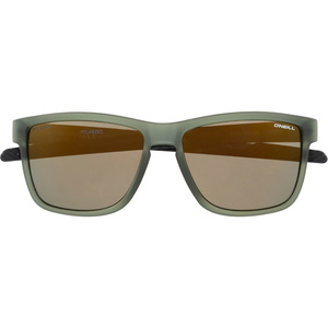 2026 O'Neill Hombres Gafas De Sol 9006 ONS-9006-2.0-109P - Matte Khaki Crystal / Gun / Gold Mirror